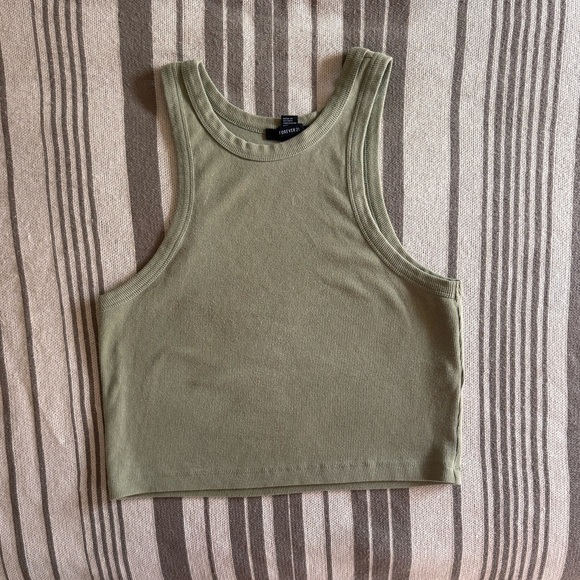 Forever 21 Green Tank Top - Picture 1 of 3